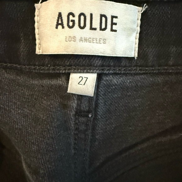 Agolde Riley High Rise Straight Crop Jeans - Picture 5 of 7